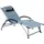 ALEOS. Gartenliege Sonnenliege 173 x 66 x 81 cm Grau