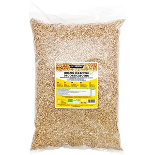 Oltresole - Bio Buchweizen geschält 5 Kg - Rohgetreide, nicht wärmebehandelt, aus biologischem Anbau, Convenience-Paket