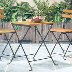 vidaXL Bistrotisch 55x54x71 cm Akazie Massivholz