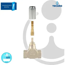 tecuro 40 mm Verlängerungsset für UP-Ventile DN 20/25/32