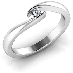 Verlobungsring VR03 750er Weiflgold - 7082