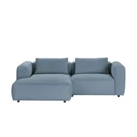 SOHO Ecksofa  Milda , blau , Maße (cm): B: 228 H: 73 T: 174.0