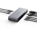 Hyper HyperDrive Thunderbolt 4 Dockingstation Passend für Marke Dockingstations: Universal USB-C® Power Delivery, integrierter Kartenleser