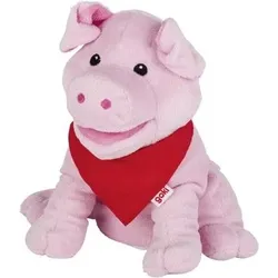 GOKI 51782 Handpuppe Schwein Snelly