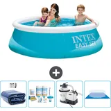 Intex runder aufblasbarer Easy Set-Pool – 183 x 51 cm – im Lieferumfang enthalten Accessoire CB59