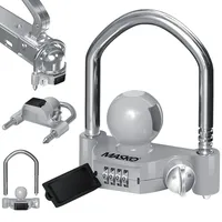 Masko MASKO® Anhängerschloss Zahlenschloss mit 4 Stellig Code für