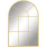 Homcom Wandspiegel 91 x 60 cm Gold