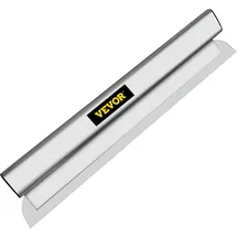 Vevor Dekorspachtel 100 cm x 13,8 cm x 5,4 cm 1,38 kg Trockenbau Flächenspachtel 0,5 mm Klingenstärke Edelstahl
