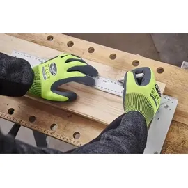 strongHand Handschuhe Flexter Gr.11 neogelb/grau EN 388 PSA II 12 PA