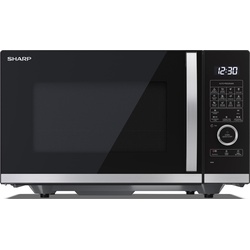 Sharp Mikrowelle Heissluft QC254A sw, Mikrowelle, Schwarz