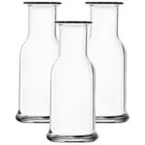 Stölzle Oberglas Glaskaraffe Purity / 3er Set Kleine Karaffe 250 ml/Hochwertige Karaffe Glas geeignet als Wasserkaraffe, Karaffe für Limonade, Weinkaraffe/stoßfest und spülmaschinenfest
