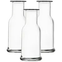 Stölzle Oberglas Glaskaraffe Purity / 3er Set Kleine Karaffe 250 ml/Hochwertige Karaffe Glas geeignet als Wasserkaraffe, Karaffe für Limonade, Weinkaraffe/stoßfest und spülmaschinenfest