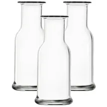 Stölzle Oberglas Glaskaraffe Purity / 3er Set Kleine Karaffe 250 ml/Hochwertige Karaffe Glas geeignet als Wasserkaraffe, Karaffe für Limonade, Weinkaraffe/stoßfest und spülmaschinenfest