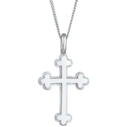 Elli Antik Kreuz Symbol Basic Religion 925 Silber silberfarben Damen 