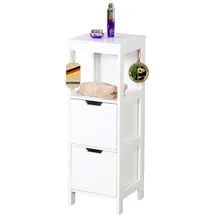 Floordirekt Ilinois Badezimmerschrank 30 x 89 x 30 cm Weiß