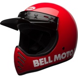 Bell Helme Bell Moto-3 Classic Motocrosshelm - Rot/Weiß - XL