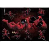 KOMAR Deko-Sticker Deadpool Posing 100 x 70 cm