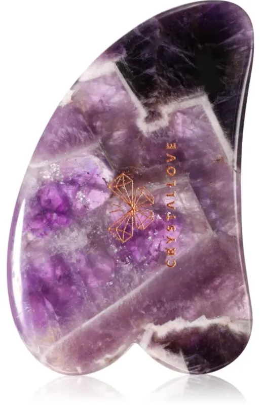 Crystallove Amethyst Gua Sha Massage Hilfsmittel 1 St.