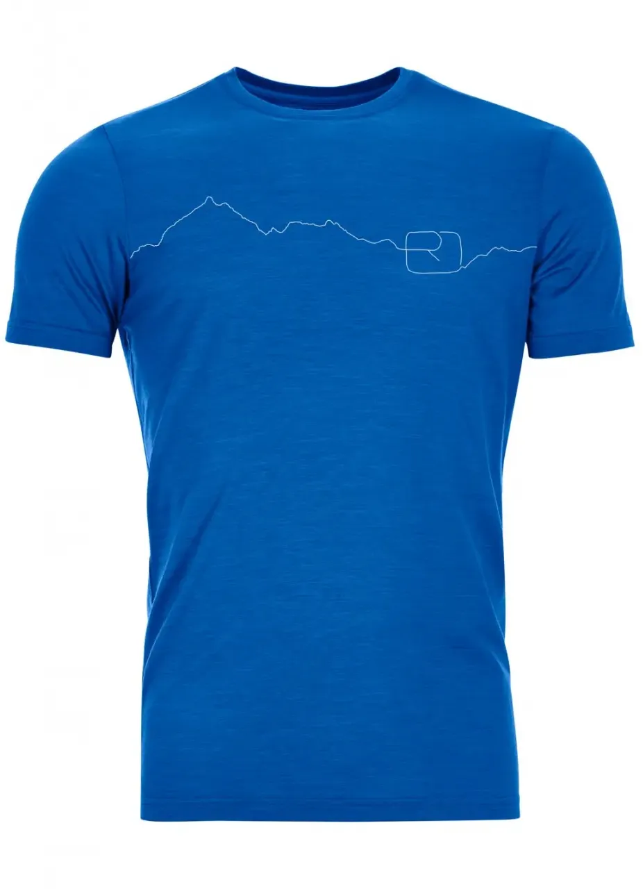 Ortovox 150 Cool Mountain Ts Herren blue note Merinoshirt