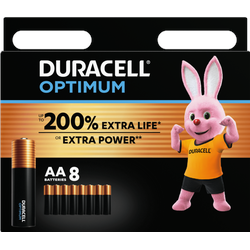 Duracell Duracell Optimum AAA 8er Set (8 Stk., AA), Batterien + Akkus