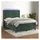 vidaXL Boxspringbett 140 x 200 cm Dunkelgrün