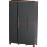 Art Plast Besenschrank 102 x 37 x 169 cm Anthrazit/Grau