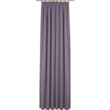 ADAM Audio Adam Vorhang Uni Collection light (1 St), Kräuselband, blickdicht, aus 100% Bio-Baumwolle lila 145 cm x 145 cm