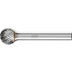 Hartmetall Hochleistungsfrässtift TOUGH Kugel KUD Ø 12x10mm Schaft-Ø 6 mm schlagfest