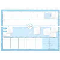 Schreibtischunterlage aus Papier mit 50 Blatt zum Abreißen – Hochwertige Schreibunterlage im Format DIN A2, Papierunterlage für Kinder und Erwachsene