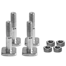 Omac Menabo T-Nut Adapter Satz kompatibel mit Dachbox Mania 400 460 580 Befestigung 8X