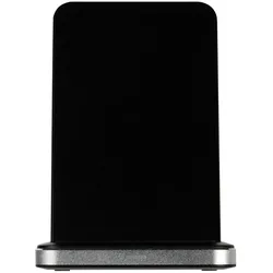 Vivanco Hochwertiges kabelloses Ladegerät mit QI 10W Aluminium-Anwendung plus USB-Kabel, 1 Meter