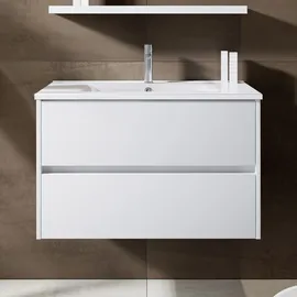 Riho Waschtischunterschrank 2 Auszüge 80 x 52 cm Weiß