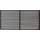 Plus Sichtschutzelement Tokyo 180 x 90 cm Schwarz/Holz