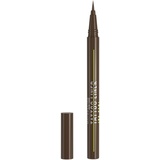 Maybelline New York Flüssiger Eyeliner, Wasserfest, wischfest und langanhaltend, Vegan, Tattoo Ink Pen 882 Pitch Brown (Braun), 1 ml