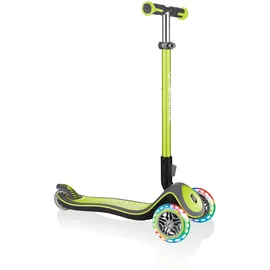 GLOBBER Elite Deluxe mit Leuchtrollen green