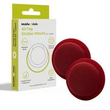 mobile origin Airtag Sticker Mount A2 rot 2 Stück