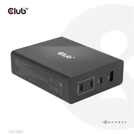 Club 3D Reise Ladegerät PPS 132W GAN, USB Typ-C/Typ-A Power Delivery (PD) 3.0