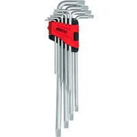 KS Tools RIBE-Winkelstiftschlüssel-Satz, XL, 9-tlg.