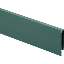 jarolift PVC Abdeckprofil für Sichtschutzmatten, | 1 m Länge, grün