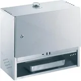 Peetz Alu-Räucherofen 990 - für 4 bis 10 Fische liegend silber mit Tür