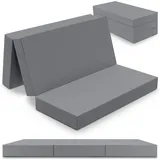 Bestschlaf Gästematratze, 140x195x15 cm, grau