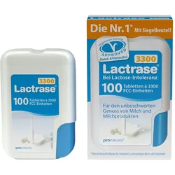 Lactrase 3.300 FCC Tabletten im Klickspender 100 St