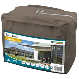 WINDHAGER Cannes dreieckig 500 x 500 x 500 cm taupe
