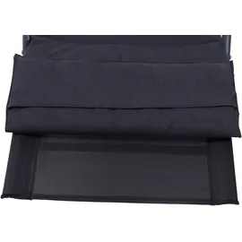 Siena Garden Aliano Schaukelliege 143 x 57 x 84 cm Schwarz