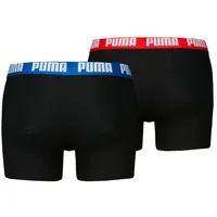 Puma Boxershorts 2er Pack Black / Blue / Red M