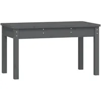 VidaXL Gartenbank Grau 80x44x45 cm Massivholz Kiefer