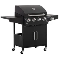 Outsunny Gasgrill BBQ mit 3 Brennern je 3 kw