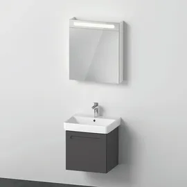 Duravit No.1 Schrank mit Waschtisch, mit Spiegelschrank N10163L49490000,
