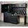 feistos Werkstattschrank Stahl 223x46x190 cm Schwarz abschließbar