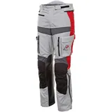 Rukka Offlane Motorrad Textilhose, grau/rot, 54